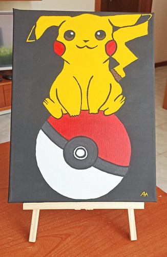 Dipinto pokémon fatto mano - fatto, a