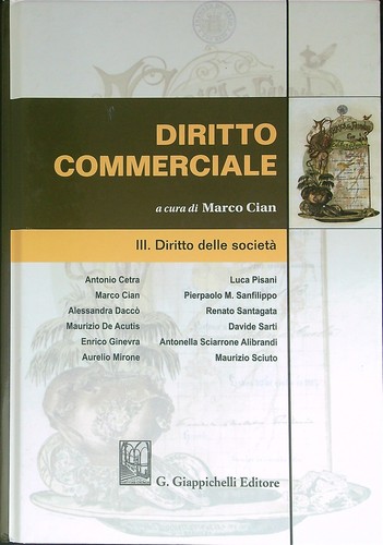 Diritto commerciale iii vv - commerciale, aa.vv