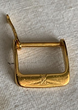 LONGINES gold plated buckle
