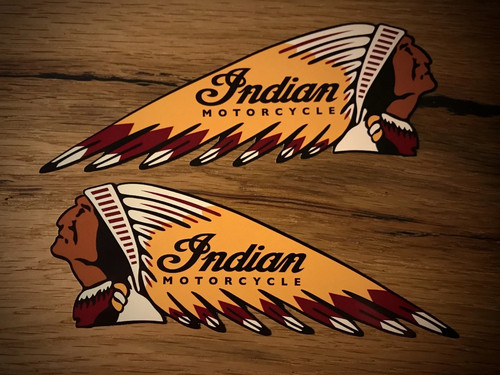 Adesivi indian bici - bici, d'epoca