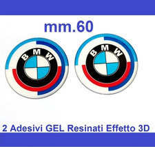 2 adesivi BMW GEL 60.mm