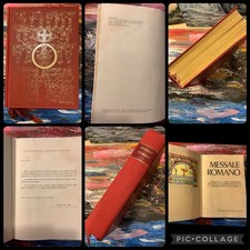 Messale Romano Riformato CEI 1973 Cardinale Poma Prima Stampa Post Conciliare