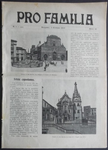 Pro familia 1909 - familia, 1909#1-terremoto