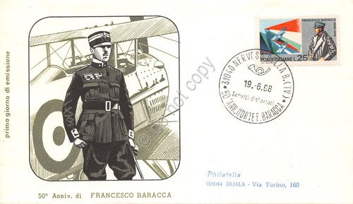 Fdc milvio italia 1968 - italia,