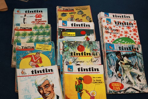 Tintin lot 115 numéros - lot,