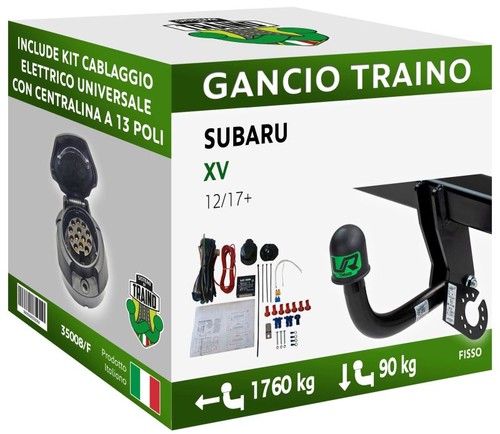 Gancio fisso per subaru 4wd - subaru, xv