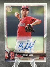 2018 Bowman High Tek - 1° Bowman Tek Bryan Mata #FBT-BM Autografi /99 (AU, RC)