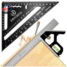 Squadra Da Falegname 12-EN-1 - Set Completo Squadre Falegnameria (Kit Da 2) - Sq