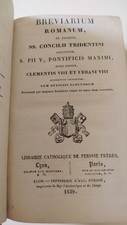 Breviarium Romanum 1839 del Prof. Enrico Brunn