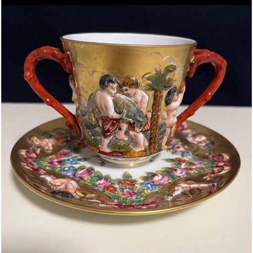 Tazza piattino doppio - e,