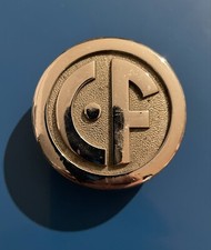 RARO Tappo coprimozzo per cerchi lega CROMODORA FERGAT - C.F - Alfa Romeo