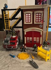 Fisher Price Caserma Camion Pompieri Imaginext Fire Station Truck 2007