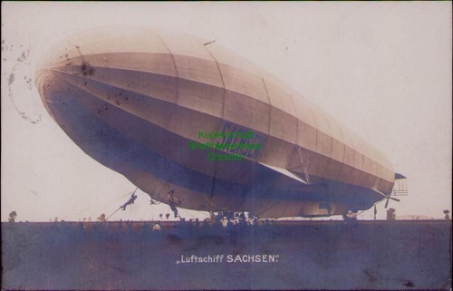 185544 cartolina zeppelinpost - cartolina,