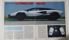 LAMBORGHINI COUNTACH  AUTO - ADVERT PUBBLICITA' D'EPOCA ADVERTIS ADV-MOTOR