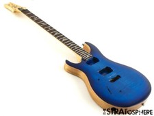 LEFTY PRS SE Custom 24 BODY & NECK, Paul Reed Smith Chitarra Faded Blue Burst