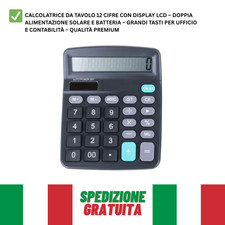 Calcolatrice 12 Cifre LCD
