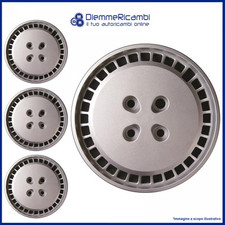 SERIE 4 BORCHIE - 4 COPRICERCHI COPPE RUOTA 13 PER FIAT PANDA