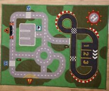 Tappeto da gioco per camere dei bambini, con motivo stradali