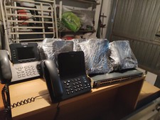Lot Lotto 7 Videotelefoni cisco CP 8945 VOIP con switch 48 Porte PoE HP