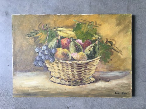 Quadro olio tela - su, gino