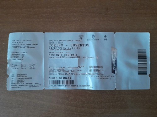 Biglietto ticket calcio stadio - ticket,