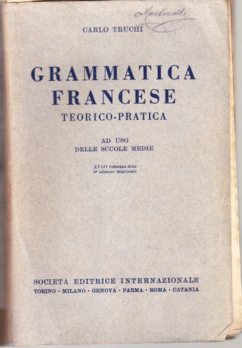Grammatica francese teorico - ,
