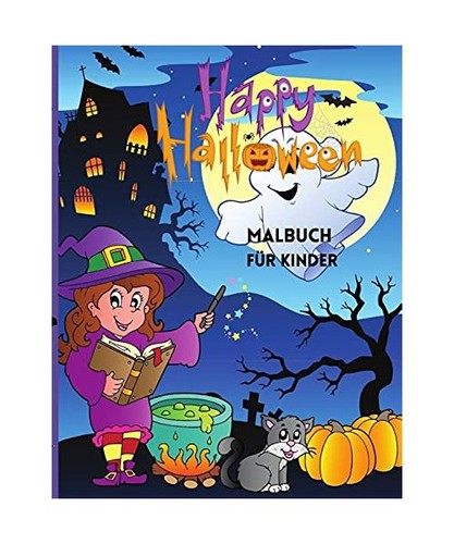 Happy halloween malbuch für - happy,