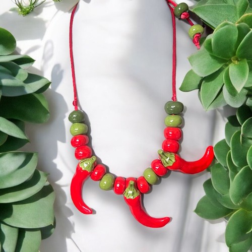 Collana peperoncino italiano
