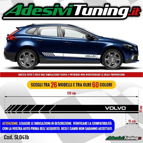 Kit adesivi strisce laterali - kit,