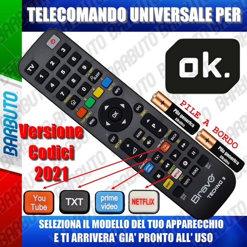 Telecomando universale per - telecomando,