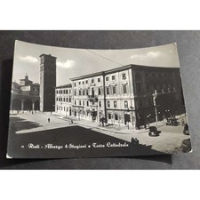 Cartolina Rieti - Albergo 4 Stagioni e Torre Cattedrale