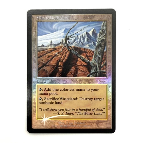 Mtg foil wasteland - -, dci
