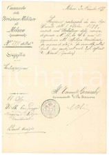 1899 MILANO Divisione Militare