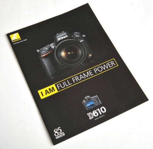 Nikon d610 depliant brochure - nikon,