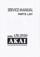 Service manual guide for akai - manual,