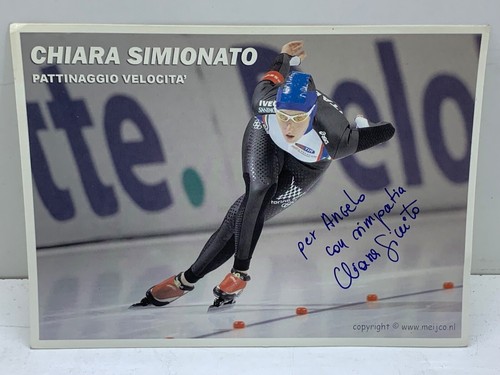Autografo chiara simionato - autografo,