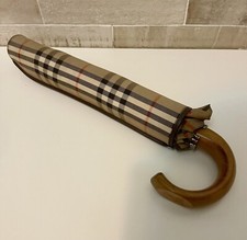 Ombrello Burberry vintage 80s pieghevole Burberry of London made in England