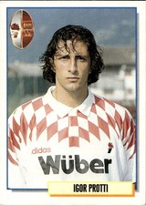 figurina Merlin Calcio Cards 95 1995 # 14 Bari Protti