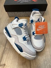 Jordan 4 blu militare bianco