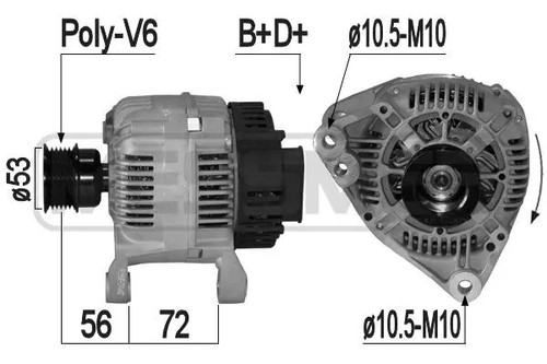 Alternatore 209162a era per - era,