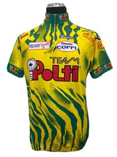MAGLIA BICI CICLISMO MAILLOT BIKE SHIRT SANTINI CYCLISM TEAM POLTI JHE818