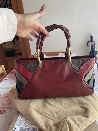Borsa vintage colore bordeaux - vintage,