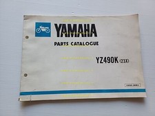Yamaha YZ 490 K  23X 1983 catalogo ricambi originale moto spare parts catalogue