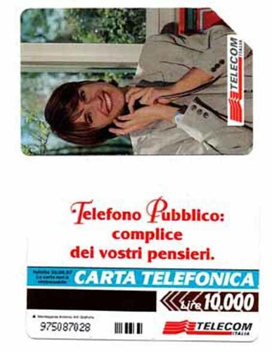 Scheda telefonica usata - scheda,