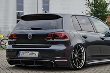 Attacco Posteriore Racing Inserto Posteriore Diffusore con Flaps ABS per VW Golf 6 GTI + ED35