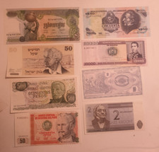 Lotto 8 Banconote diverse del