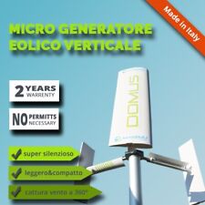 Piccola pala eolica ad asse verticale generatore eolico silenzioso uso domestico