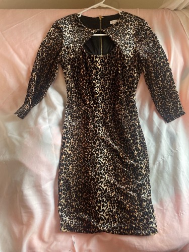Abito vintage cache leopardato