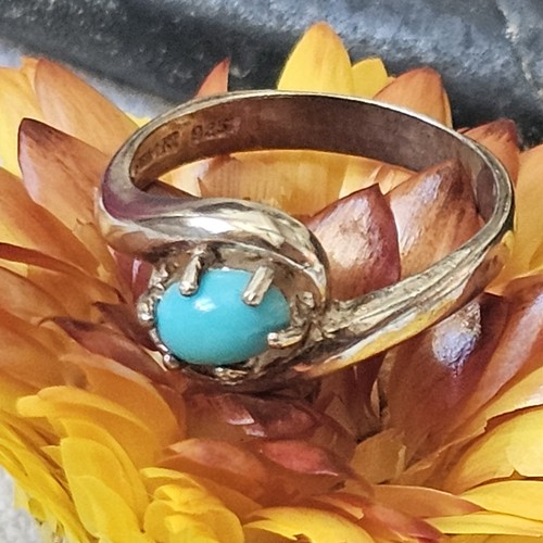 Bague argent turquoise - argent,