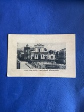 CARTOLINA  TORRE DEL GRECO - PIAZZA E CHIESA DELLA PARROCCHIA - VIAGGIATA 1915